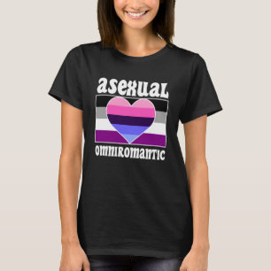 T-shirt Asexuel Omniromantique Fierté Drapeau mignon Ace A