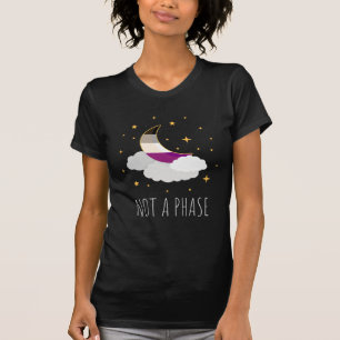 T-shirt Asexuel Pas Une Phase Asexualité Drapeau Lune