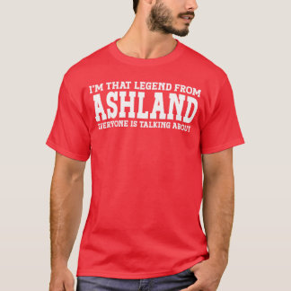 T-shirt Ashland Hometown WI Wisconsin Home Roots Funny Cit
