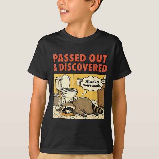 T-shirt Ashland Liquor Bandit Raccoon Funny  (Devant)