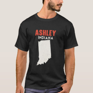 T-shirt Ashley Indiana USA State America Travel Indianan