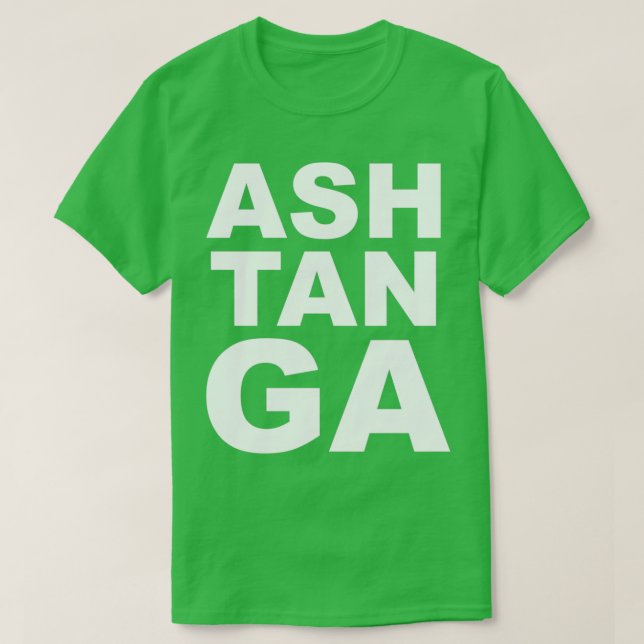 T-shirt Ashtanga Yoga Design (Design devant)
