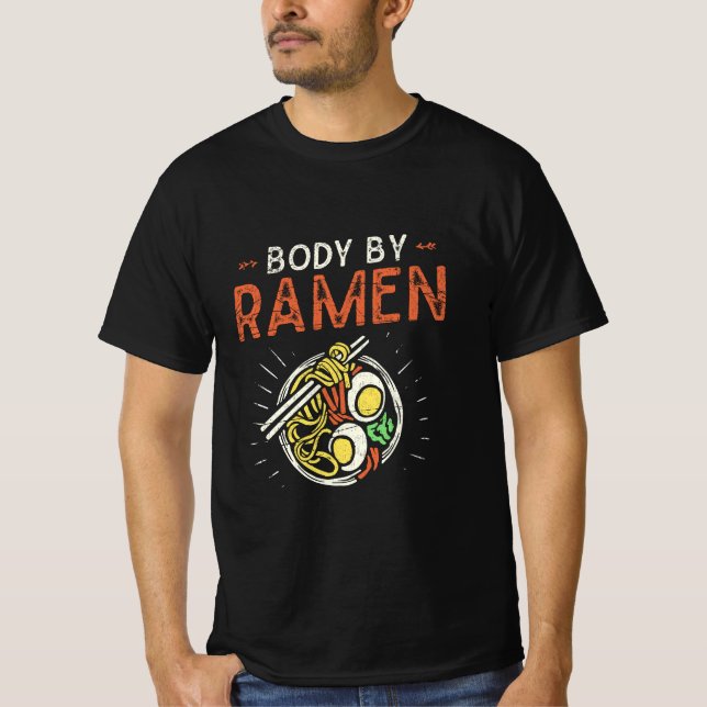 T-shirt Asiatique Alimentation Adulte Cadeau Anime Aliment (Devant)