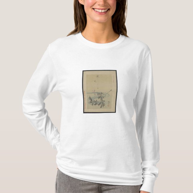 T-shirt asiatique de courant (Devant)