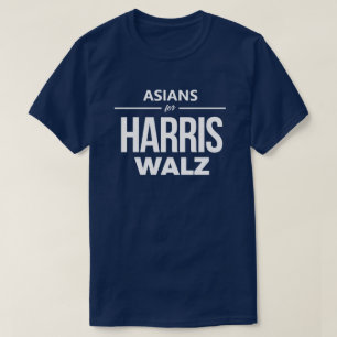 T-shirt Asiatiques pour Harris Walz