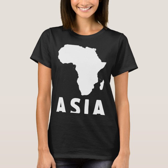 T-shirt Asie Afrique Étrangement spécifique Sac Étrange Hu (Devant)