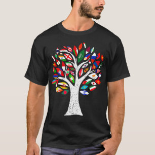 T-shirt Asie Carte Pays Drapeau Asiatique Fierté Parfait E