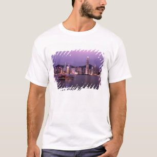 T-shirt Asie, Chine, Hong Kong, ville en hauteur et