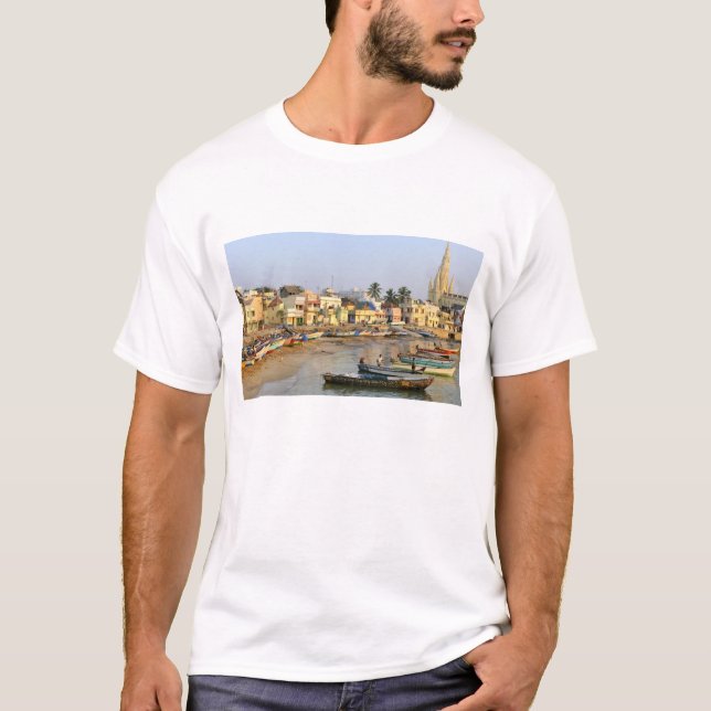 T-shirt Asie, Inde, Tamil Nadu, Kanniyakumari (Devant)
