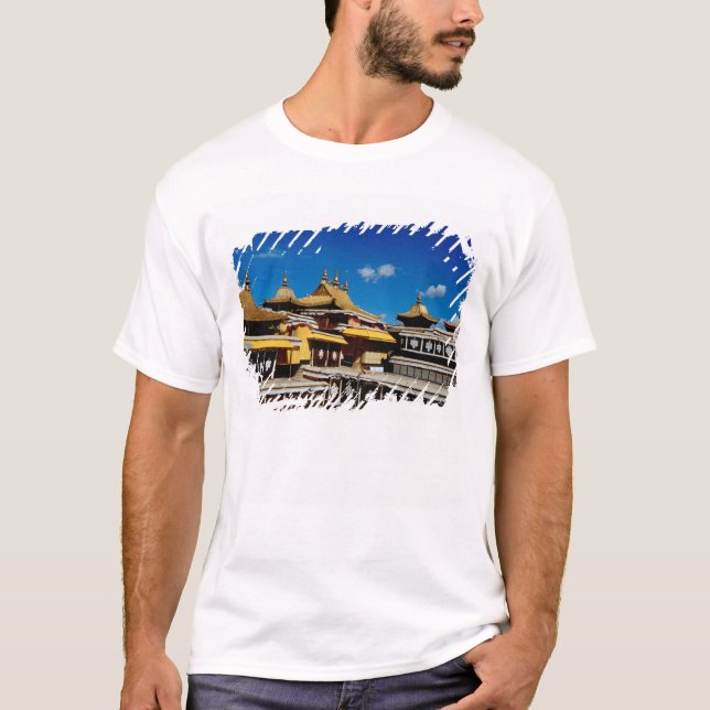 T-shirt Asie, Tibet, Lhassa, Potala Palace alias Rouge (Devant)