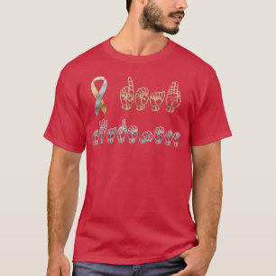 T-shirt ASL American Sign Language Deaf Awareness T 