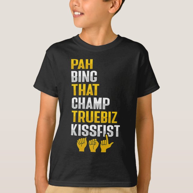 T-shirt Asl Hand Gesture Deaf Hearing Loss Awareness 8  (Devant)