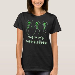 T-shirt ASL Joyeux Halloween I - Saison sinistre mignonne