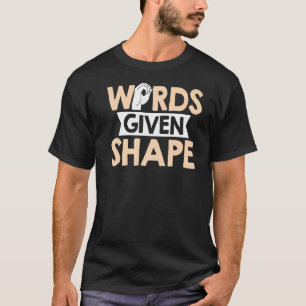 T-shirt Asl Mots Donnés Forme Américaine Langue Des Signes