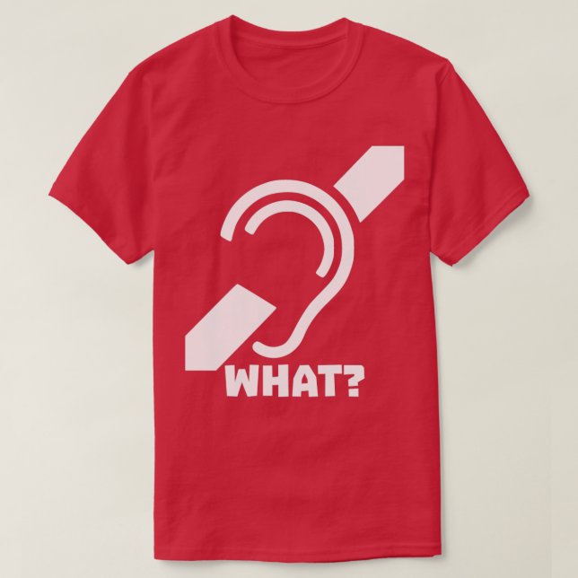 T-shirt ASL ou American Sign Language Design (Design devant)