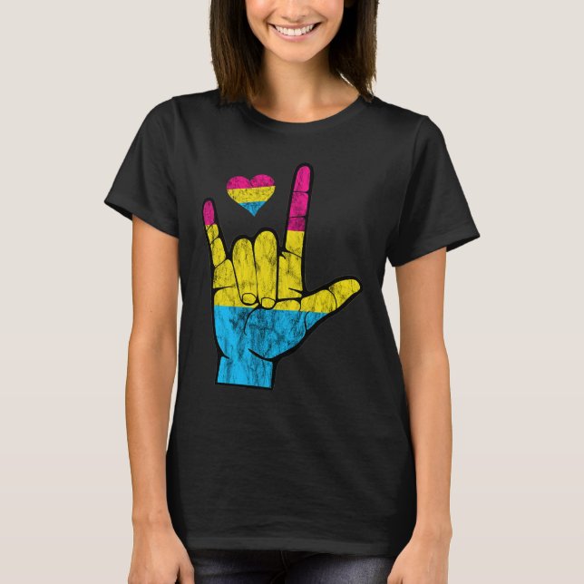 T-shirt Asl Pride Perte d'audition générale Mois de sensib (Devant)