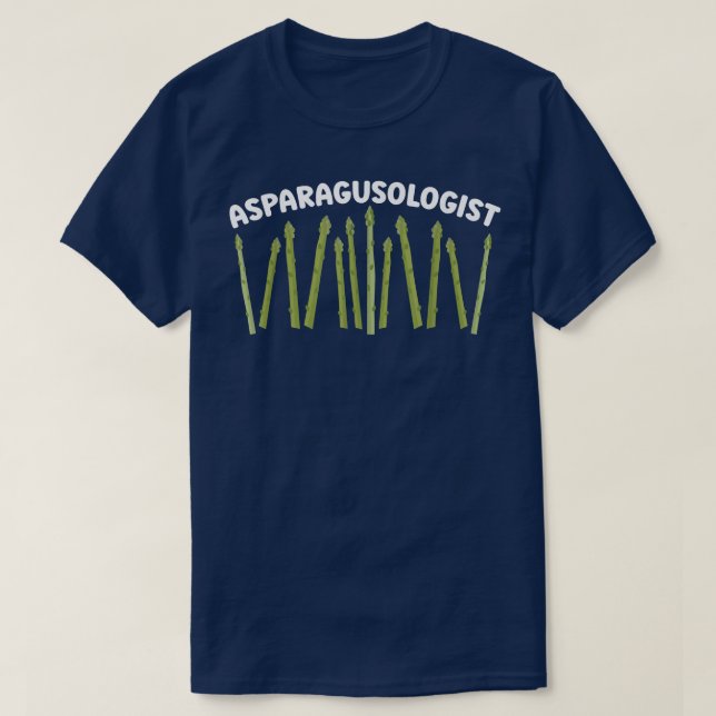 T-shirt Asparagusologue Asparagus Lover Vegetable V (Design devant)