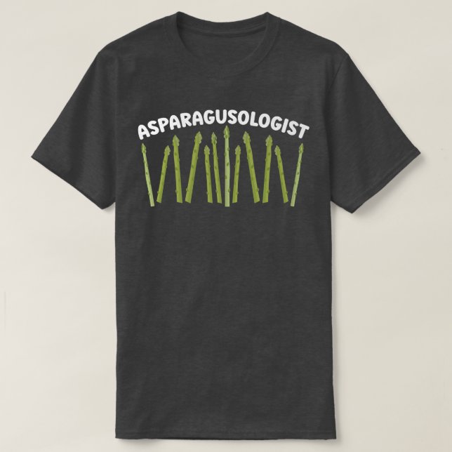T-shirt Asparagusologue Asparagus Lover Vegetable V (Design devant)