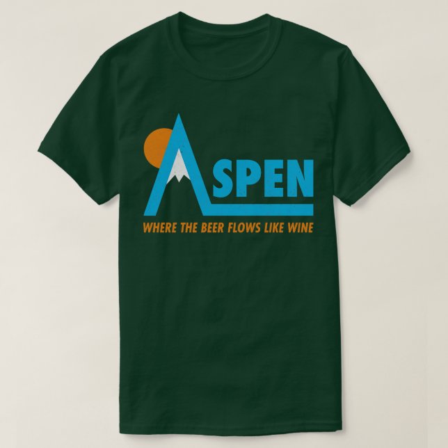 T-shirt Aspen Vintage Dumber (Design devant)