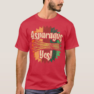 T-shirt Asperges Oui Drôle Gardener de légumes 80