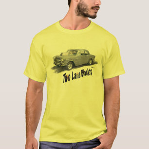 T-shirt Asphalte à deux voies '55 Chevy de VOITURE de FILM