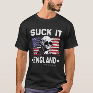 T-shirt Aspire-le Angleterre Drôle 4 juillet George Washin