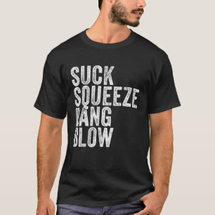 T-shirt Aspirez Serrez Bang Soufflez Drôle Mécanicien Voit