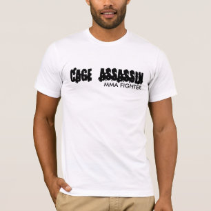T-SHIRT ASSASSIN DE CAGE, COMBATTANT DE MIXED MARTIAL ART