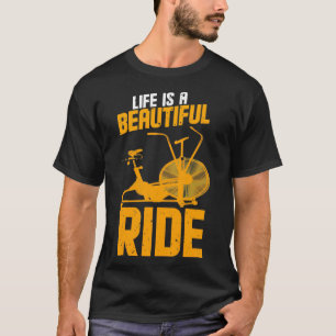 T-shirt Assault Bike Workouts Citations La vie est une bel