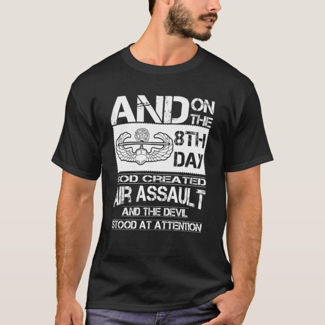 T-shirt assaut aérien Artillerie aéroportée Munitions assa (Devant)