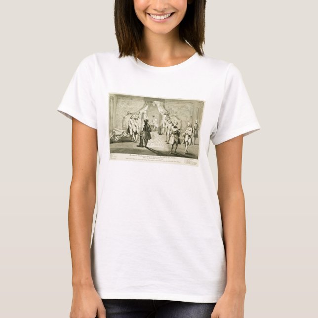 T-shirt Assemblage de maçons libres pour l'initiation d'un (Devant)