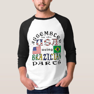T-shirt Assemblé aux États-Unis avec des pièces brésilienn