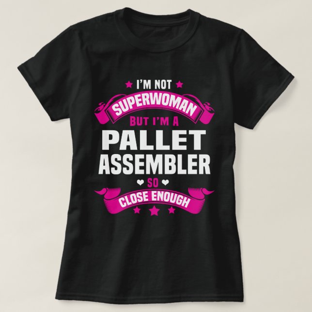 T-shirt Assembleur de palette (Design devant)