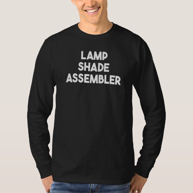T-shirt Assembleur d'ombres de lampes (Devant)