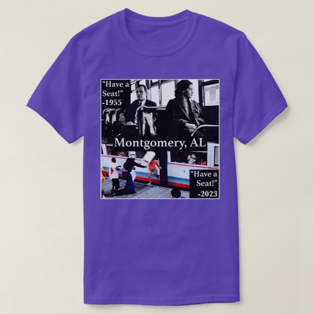 T-shirt Asseyez-vous au bord de la rivière Montgomery AL (Design devant)