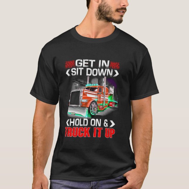 T-shirt Asseyez-Vous Et Ramassez-Le À La Chemise (Devant)