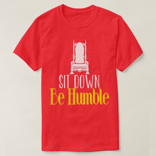 T-shirt Asseyez-vous être humble yoga yoga cadeaux yoga pr (Design devant)