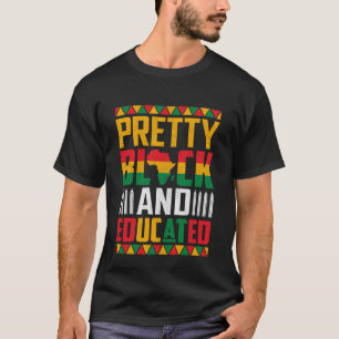 T-shirt Assez Noir et Éduqué Afro Américain Histoire des N