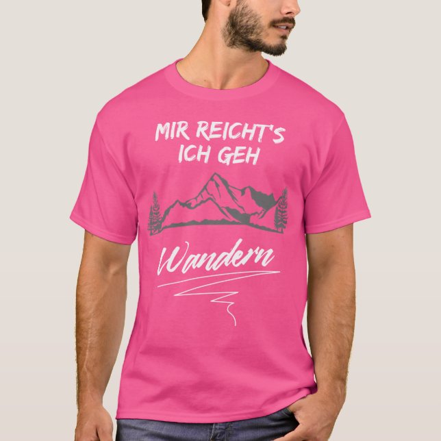 T-shirt Assez Randonnées Alpes Bavière Autriche (Devant)