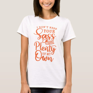 T-shirt Assez Sass