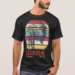T-shirt Assiniboine Amérindien de la tribu Respect P