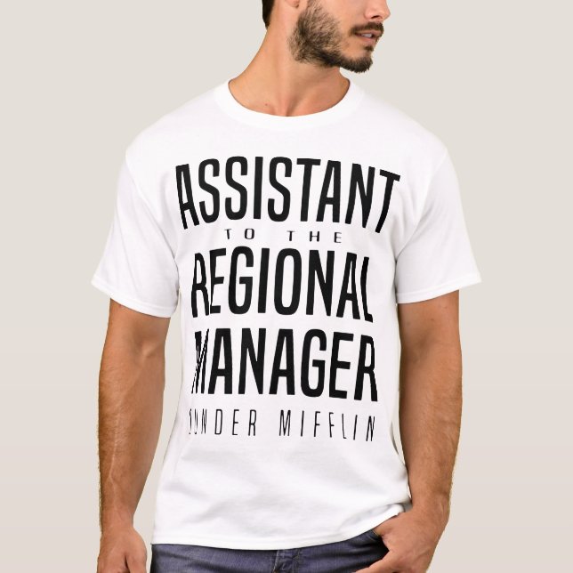 T-shirt assistant à l'amie régionale de directeur (Devant)