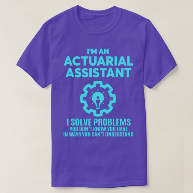 T-SHIRT ASSISTANT ACTUARIAL NICE DESIGN 2017 (Design devant)