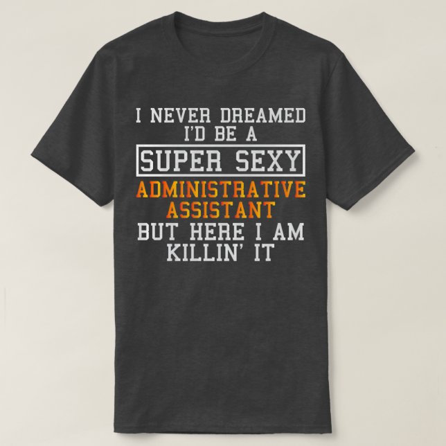 T-shirt Assistant administratif Travailleur de bureau Funn (Design devant)