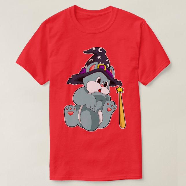 T-shirt Assistant Cat As Avec Casquette Magique (Design devant)