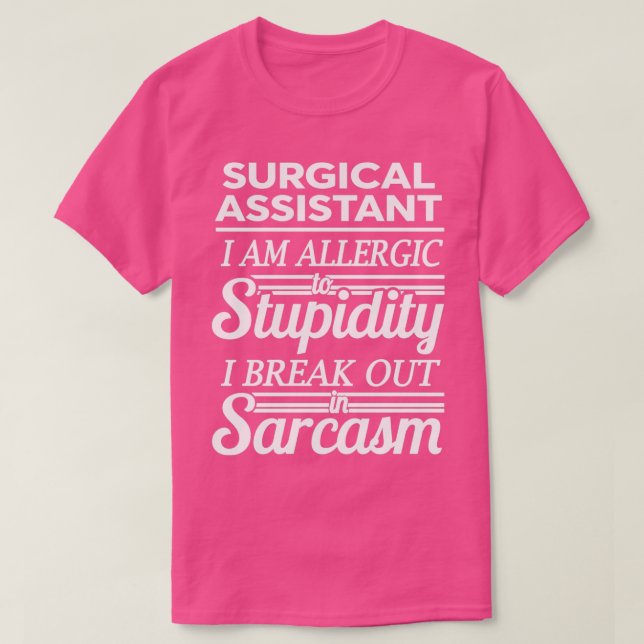 T-SHIRT ASSISTANT CHIRURGICAL (Design devant)