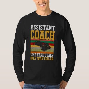 T-shirt Assistant Coach Soccer Softball Sports Coaching Fu