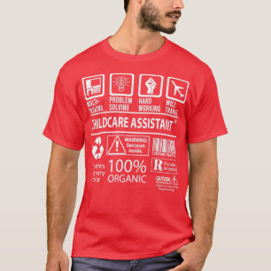 T-shirt Assistant de garde d'enfants Multi-Tasking Certifi
