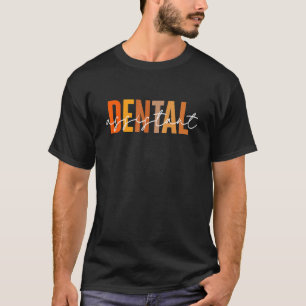 T-shirt Assistant de la dentisterie vintage ambiance d'aut