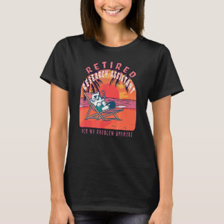 T-shirt Assistant de recherche à la retraite Retraite Vint